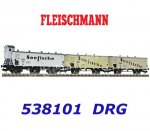 538101 Fleischmann 3 piece set freight cars "Seefische" of the DRG