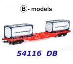 54.116 B-models  Kontejnerový vůz řady Sgns, DB Cargo + VOTG Tanktainer