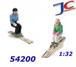 JC54200 Jaegerndorfer Figures with ski, 6 pcs. - 1:32