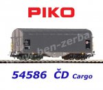54586 Piko Sliding Tarpaulin Wagon type Shimmns, CD Cargo