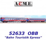 55159 A.C.M.E. ACME Set of 2 cars, a dining car and a couchette car of the BTE (Bahn Touristik Express)