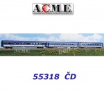 55318 A.C.M.E  ACME Set of 3  Passenger Cars  EuroCity 378/379 "Berliner", of the CD