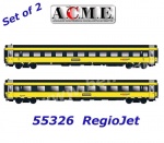 55326 A.C.M.E. ACME Set 2 lehátkových vozů  v provedení RegioJet