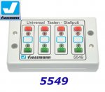 5549 Viessmann Universal Push Button Panel with Feedback