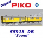 55918 Piko Set obytného a dílenského vozu 3yg Bahnbau DB - Zvuk