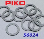 56024 Piko Set of traction tyres, dim. 14,2 x 10,5 mm, 10 pcs.