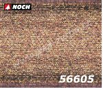 56605 Noch 3D kartonová imitace povrchů "Cihly", vícebarevná, 250 x 125 mm, H0