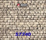 57740 Noch Cut Quarrystone Wall, 640 x 150 mm, H0/TT