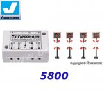 5800 Viessmann N St. Andrew`s crosses, 4 pieces with blinker electronics, N