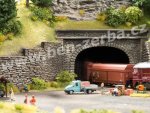 58062 Noch Tunelový portál 2-kolejový - serie přírodní kámen, 22 x 13 cm, H0