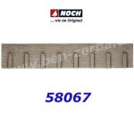 58067 Noch Retaining Wall extra long - Nature Stone Wall Series , 66 x 12,5 cm, H0
