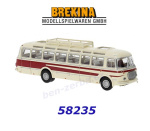 58235 Brekina Autobus Škoda 706 RTO Lux béžovo / tmavě červený,1964, H0