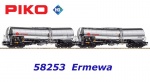 58253 Piko Set dvou cisternových vozů na chemikálie, Ermewa
