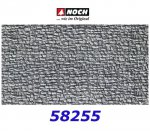 58255 Noch Dlouhá kamenná zeď, H0 650 x 125 mm