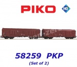 58259 Piko Set dvou uzavřených nákladních vozů řady 401Ka, PKP