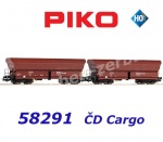 58291 Piko Set 2 samovýsypných vozů řady Falns, ČD Cargo