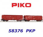 58376 Piko Set of 2 High-capacity Boxcar Type 401Ka Gags-t, PKP