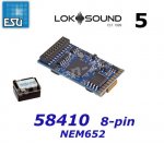 58410 ESU Sound Decoder Loksound 5 - 8-pin NEM652