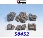 58452 Noch Rock Pieces Sandstone 6 pcs.