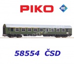 58554 Piko 1st/2nd Class Passenger Car Y of the CSD