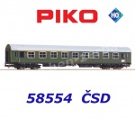 58554 Piko Osobní vůz Y 1./2. třídy, ČSD