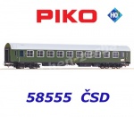 58555 Piko 2nd Class Passenger Car Y of the CSD
