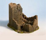 58600 Noch Castle Ruin, 18 x 14 x 12 cm