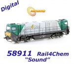 58911 Mehano Diesel Locomotive Vossloh Typ G2000 BB of the Rail4Chem - Sound