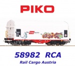 58982 Piko Nákladní vůz se shrnovací plachtou, Rail Cargo Austria - grafiti