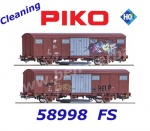 58998 Piko Cleaning Boxcar Type Gbs with Grafitti, FS