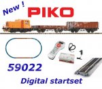 59022 Piko Digitální startset - Nákladní  vlak s dieselovou lokomotivou TGK 2, DR
