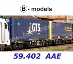 59.402 B-models  Dvojitý kontejnerový vůz řady Sggmrss, AAE Cargo