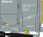 595019 Albert Modell Open gondola, type Eas, of the CD Cargo