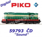 59793 Piko Dieselová lokomotiva řady 770, ČD - Zvuk
