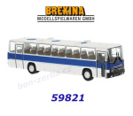 59821 Brekina Bus Ikarus 250 (1984), white/blue, H0