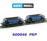 600046 Albert Modell Set 2 samovýsypných vozů řady Facc, PKP Cargo