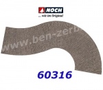 60316 Noch Structured Curve “Cobblestones”, H0