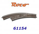61154 Roco GeoLine Curved Turnout left 3/4