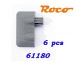 61180 Roco GeoLine Koncový kus kolejového podloží (6x)