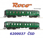 6200037 Roco Set 2 rychlíkových vozů ČSD - Set č.2
