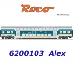 6200103 Roco Doupodlažní osobní vůz 2. třídy řady DBpz, Alex, Länderbahn