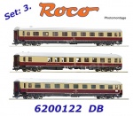 6200122 Roco Set 3 rychlíkových vozů vlaku “Rheingold”, DB -  Set č.3