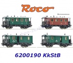 6200190 Roco Set of 4 coaches of the KkStB