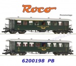 6200198 Roco Set of 2 "Seetalbahn" coaches of the société Le Pont-Le Brassus.