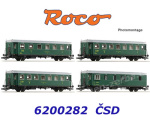6200282 Roco Set 4 osobních vozů 'Rybák' ČSD