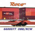 6600033 Roco  Dvojitý kontejnerový vůz řady Sdggmrs 738/T3000e OBB (Rail Cargo Wagon)