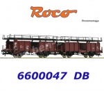 6600047 Roco Dvojitá jednotka poschoďových autotransportérů řady Laaes 541, DB