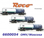 6600054 Roco Set 3 cisternových vozů řady  Zans 