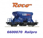 6600070 Roco  Výsypný vagon na štěrk řady Fccpps, Railpro NL