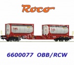 6600077 Roco  Kontejnerový vůz řady Sgnss, OBB (Rail Cargo Wagon)